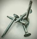 Self-tapping fine thread drywall screws used for steel stud framing