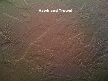 hawk and trowel drywall texture