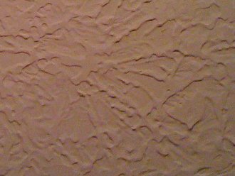 Closeup example of a Stomp Knockdown Drywall Texture