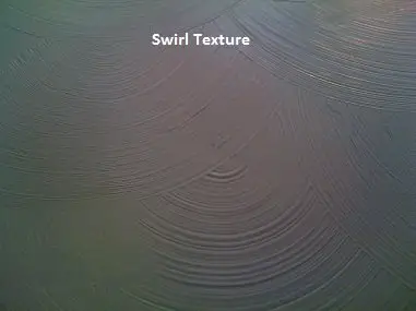 Picture of swirl drywall texture