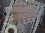 Hammock patch mesh tape stripping