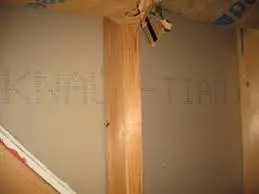 Chinese drywall marking on back of board