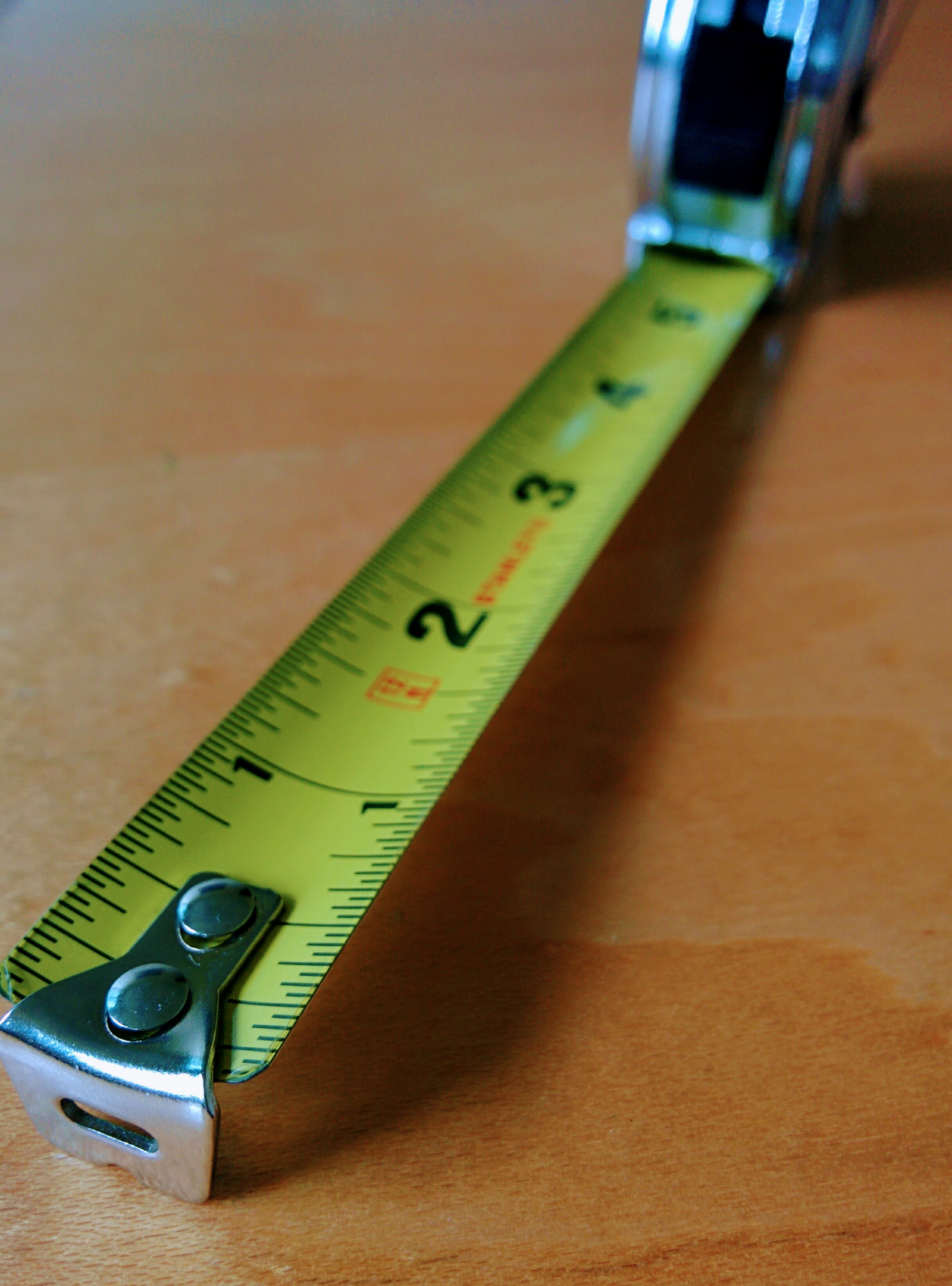 2.37 inches on a measurement tape