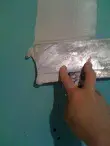 mudding a drywall joint
